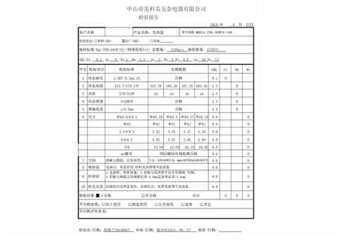 奶瓶消毒器发热盘MD9111